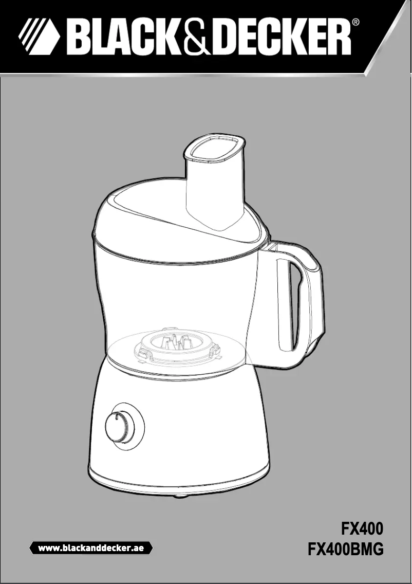 Image de la première page du manuel de l'appareil FX400