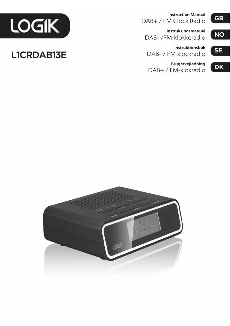 Página 1 del manual Manual de usuario Logik L1CRDAB13E