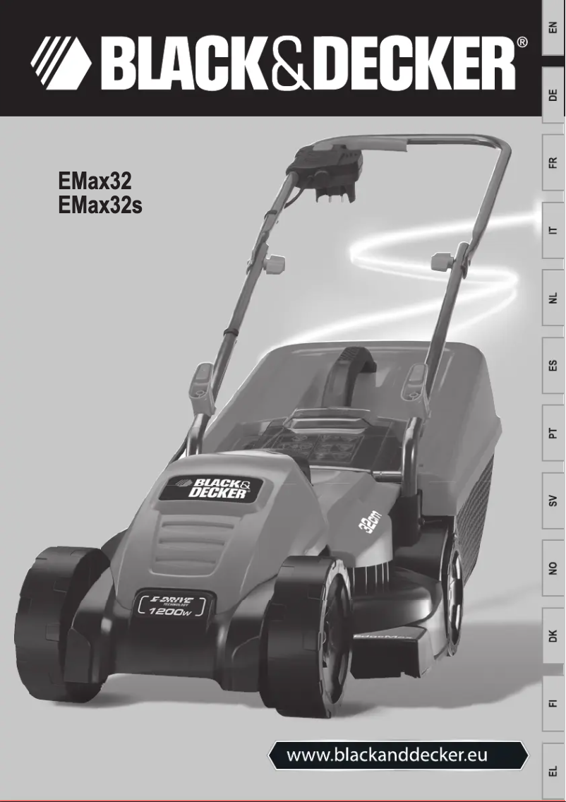 Image de la première page du manuel de l'appareil EMAX32s