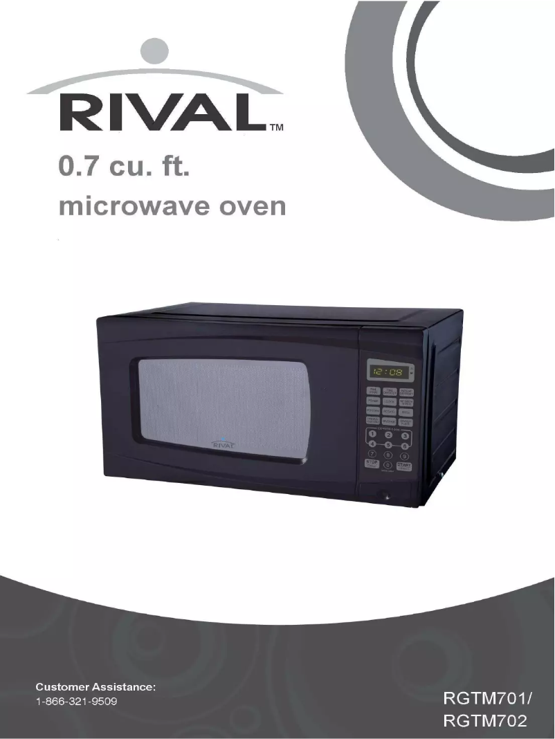 Page n°1 - Manuel utilisateur Rival RGTM701