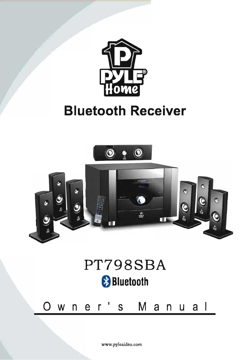 Page n°1 - Manuel utilisateur Pyle PT798SBA