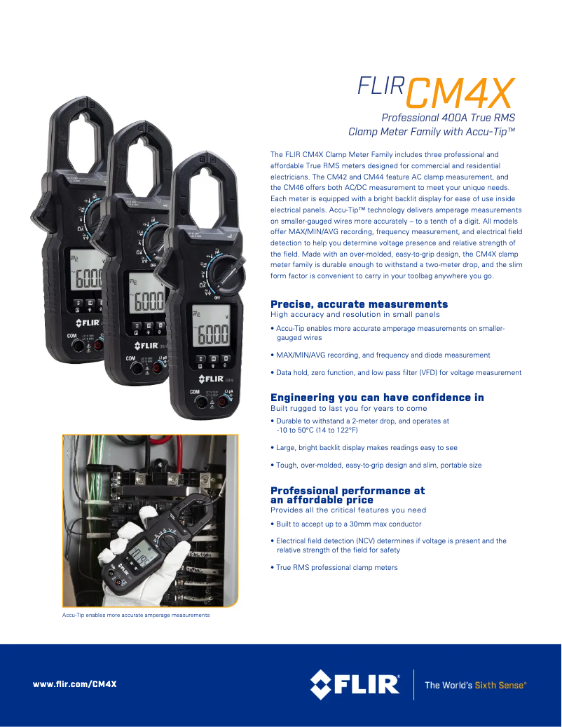 Page n°1 - Fiche technique FLIR CM42