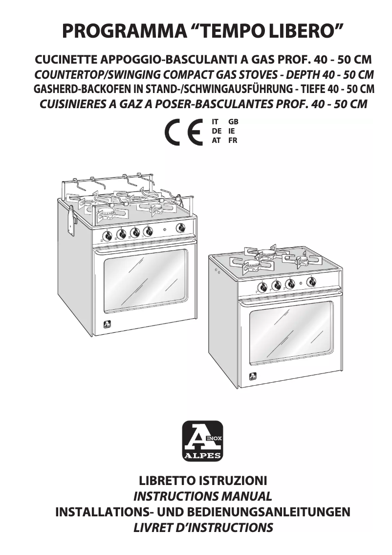 Page 1 de la notice Manuel utilisateur ALPES-INOX C 40/3GFG-DS