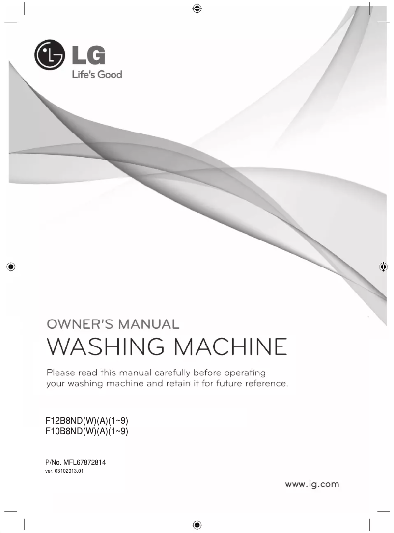 Página 1 del manual Manual de usuario LG F12B89NDA