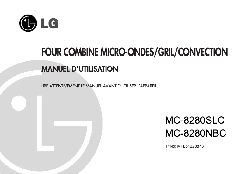 Página 1 del manual Manual de usuario LG MC-8280SLC