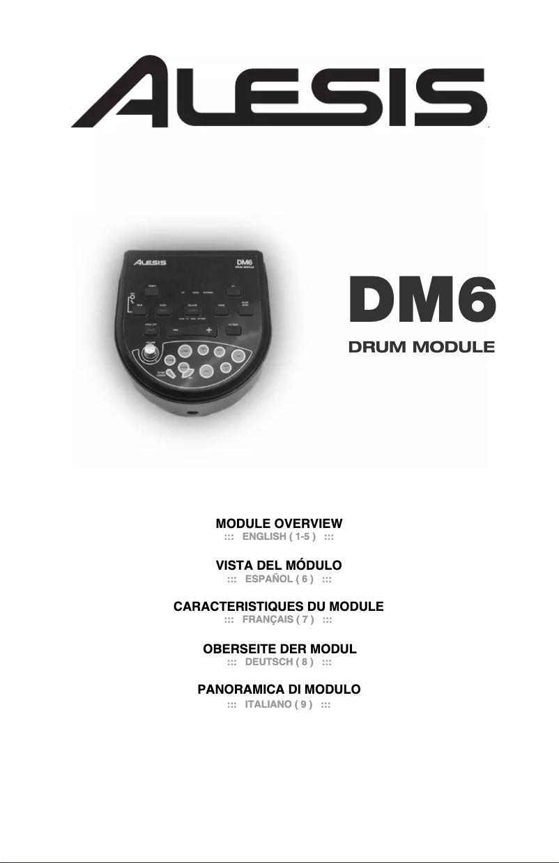 Página 1 del manual Manual de usuario ION ALESIS DM6