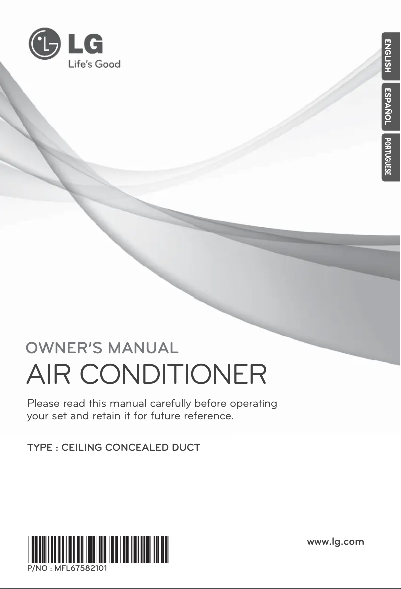 Page 1 de la notice Manuel utilisateur LG ABNH36GGLA2