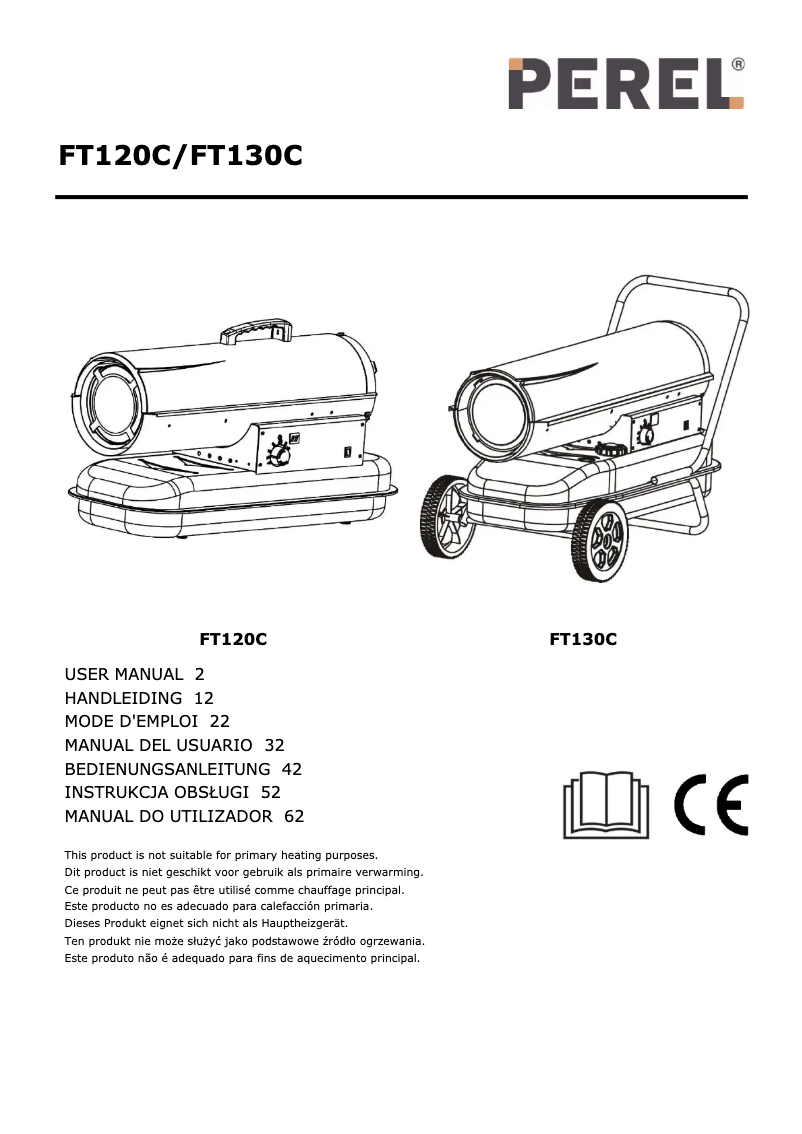 Image de la première page du manuel de l'appareil FT120C