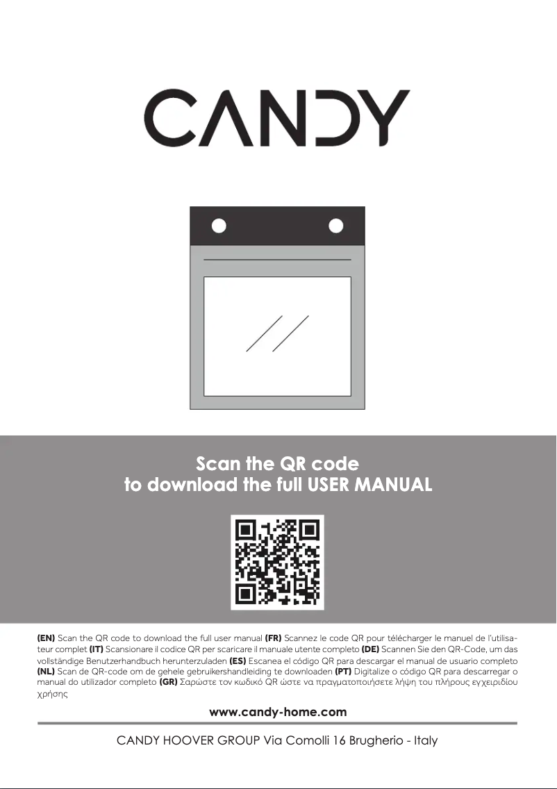 Page 1 de la notice Manuel utilisateur Candy FMBC P955 E0