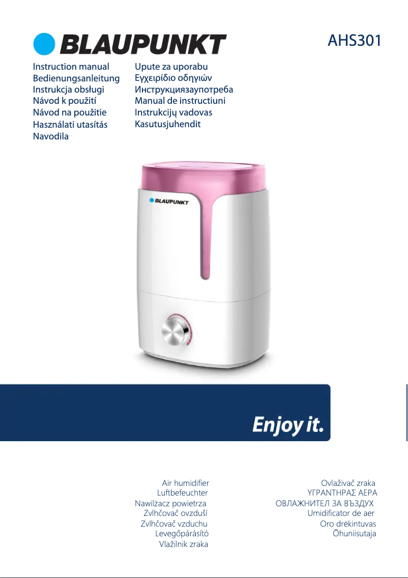 Image de la première page du manuel de l'appareil AHS301