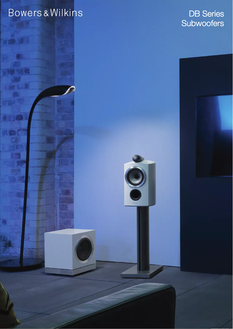 Page n°1 - Brochure Bowers & Wilkins DB4S