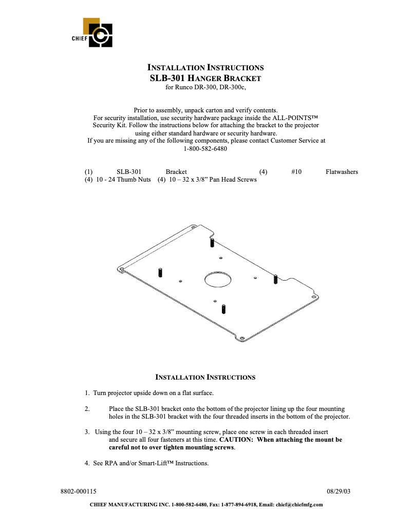Image de la première page du manuel de l'appareil SLM301