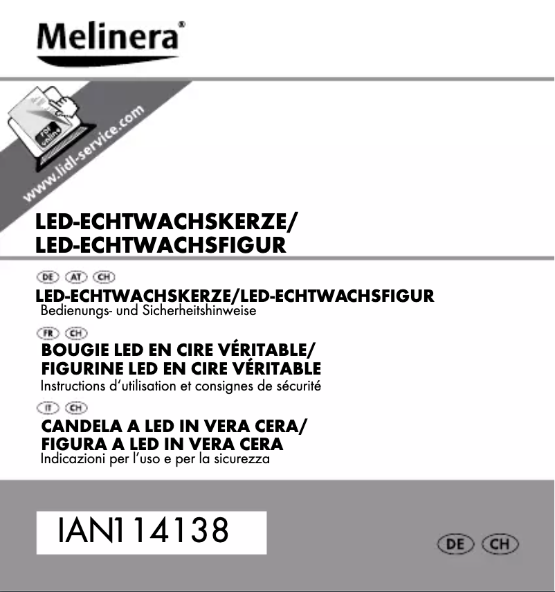 Image de la première page du manuel de l'appareil IAN 114138