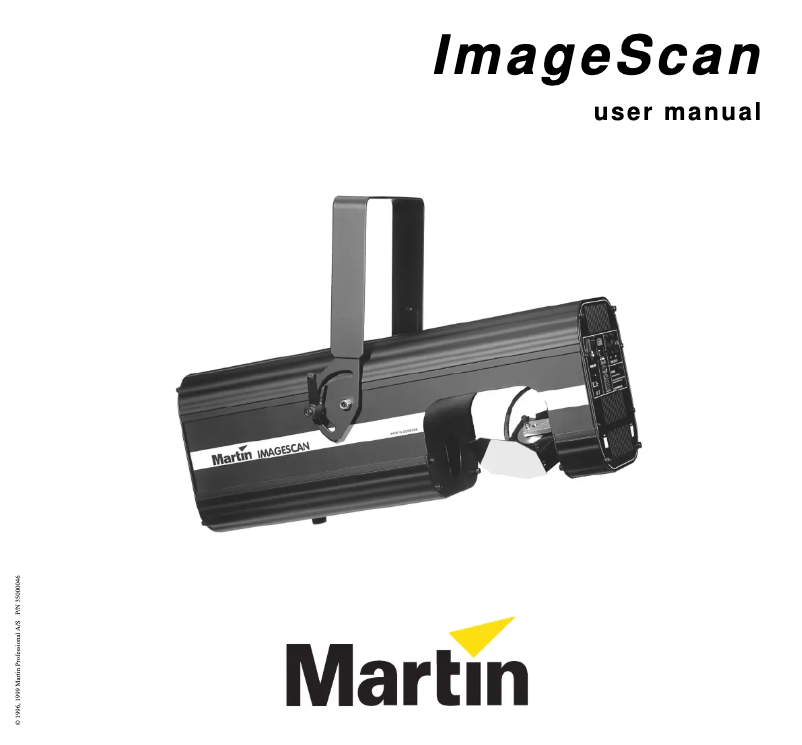 Page n°1 - Manuel utilisateur Martin Imagescan