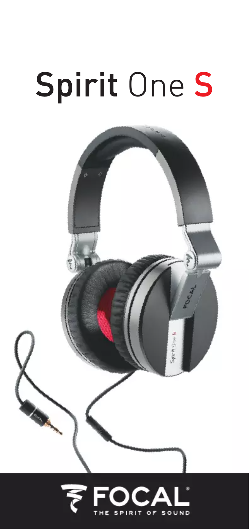 Page 1 de la notice Manuel utilisateur Focal Spirit One S