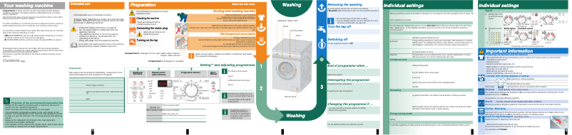 Image de la première page du manuel de l'appareil WAQ2436SGB
