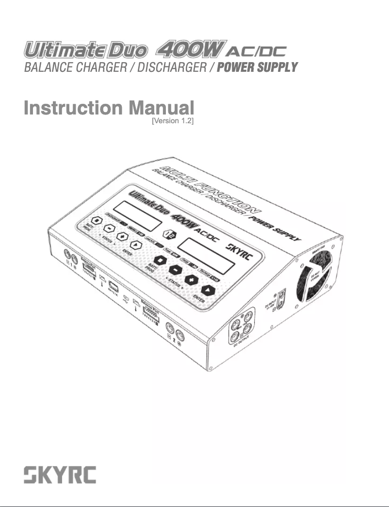 Image de la première page du manuel de l'appareil D400