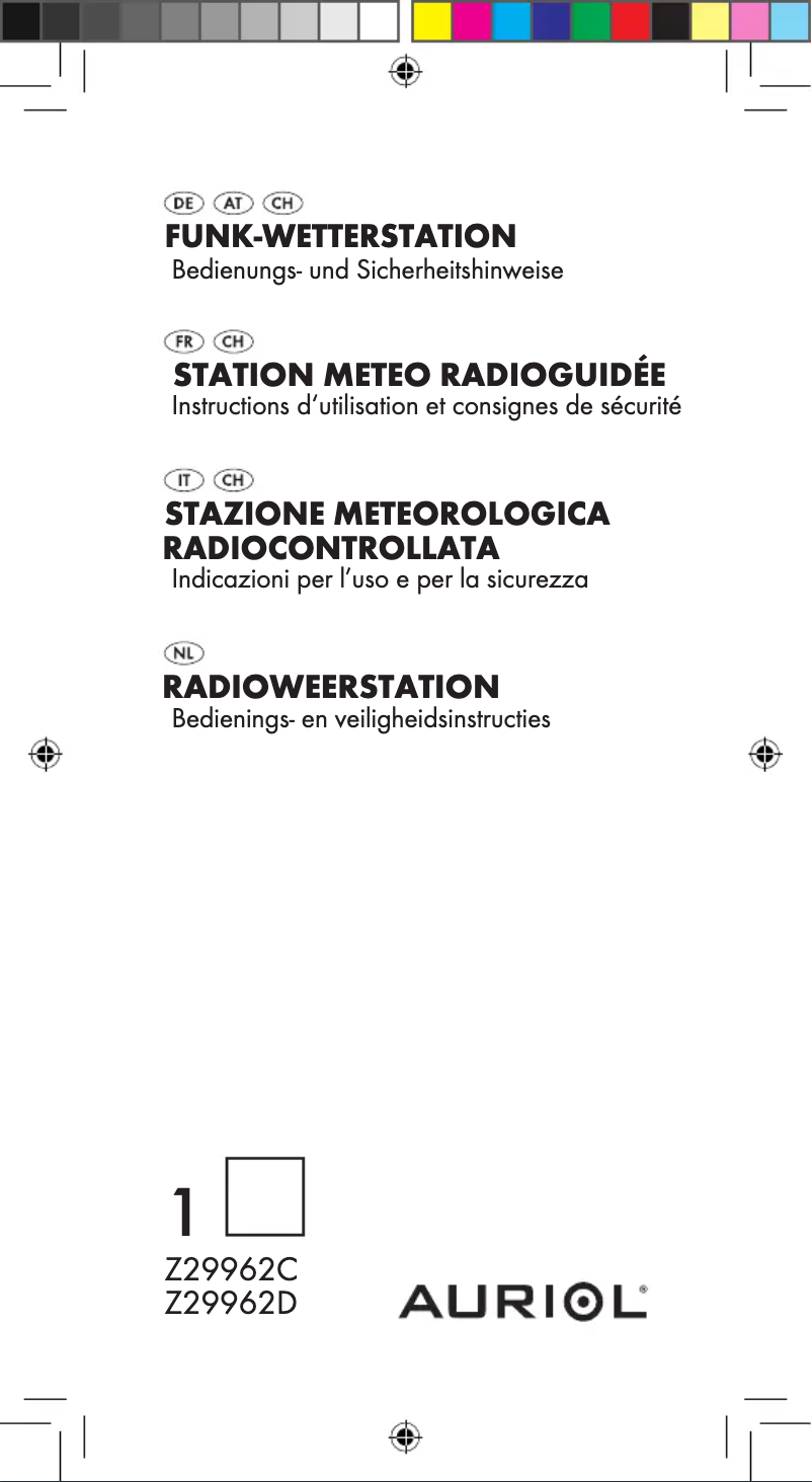 Imagen de la primera página del manual del dispositivo Z29962D