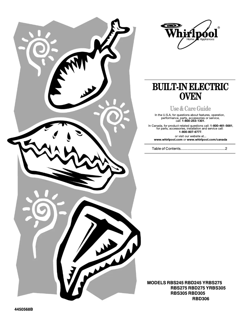 Imagen de la primera página del manual del dispositivo RBD275PDB