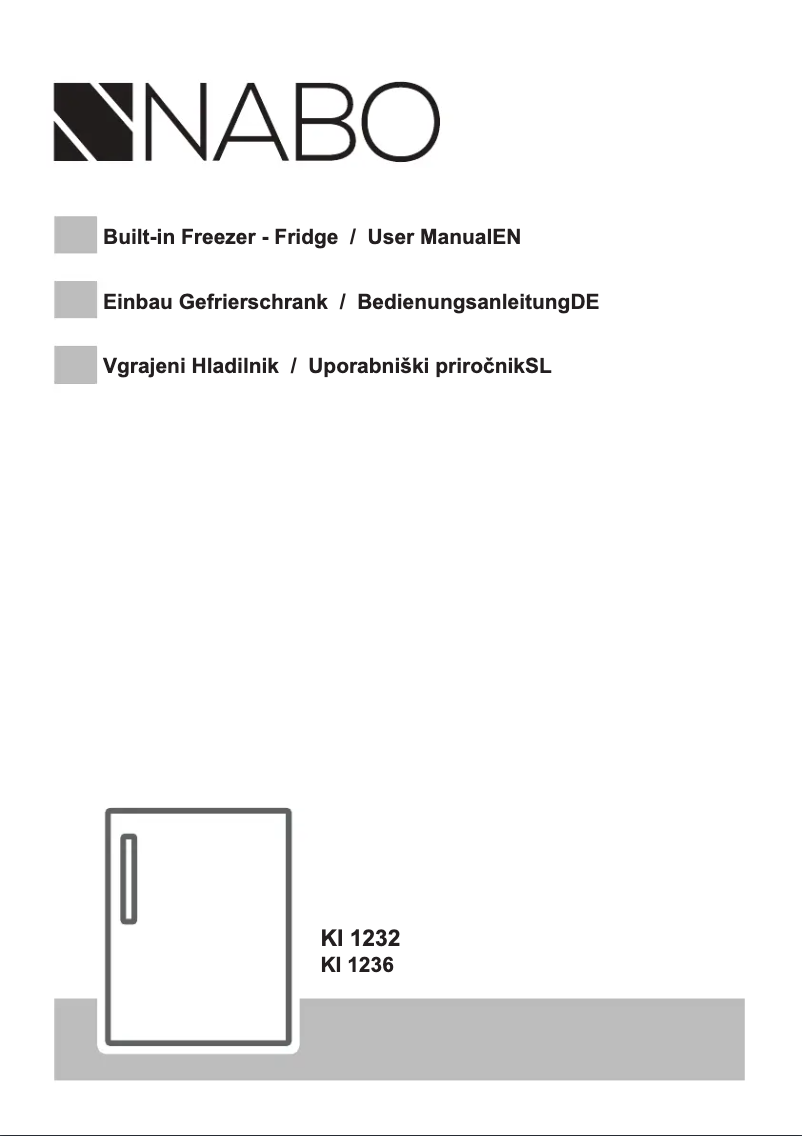 Page 1 de la notice Manuel utilisateur Nabo KI 1232