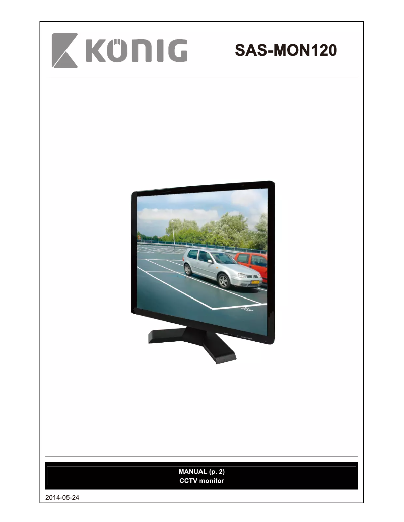 Page n°1 - Manuel utilisateur Konig SAS-MON120