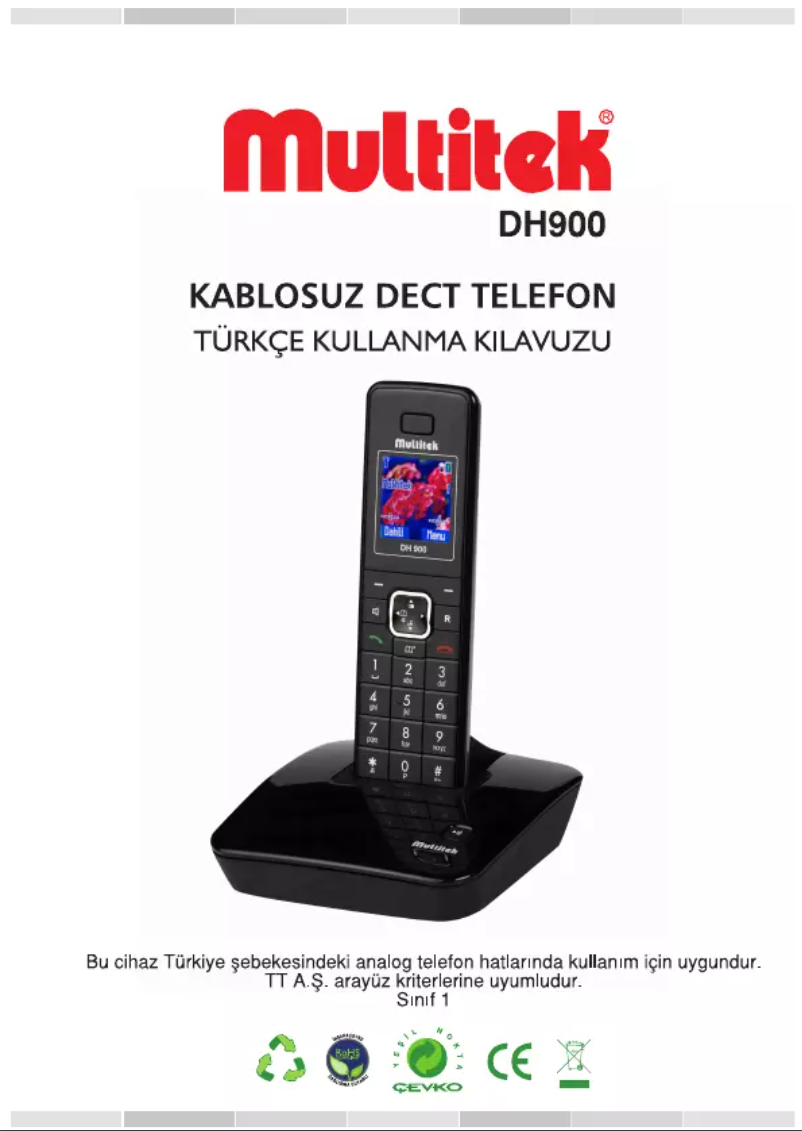 Imagen de la primera página del manual del dispositivo DH900