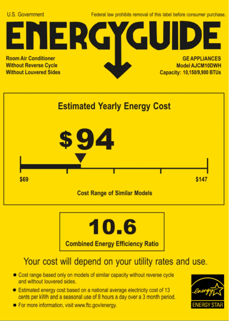 Image de la première page du manuel de l'appareil AJCM10DWH