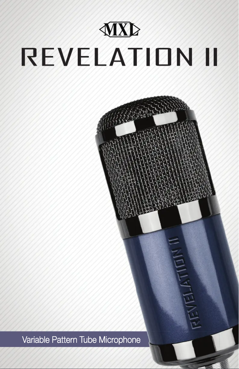 Page 1 de la notice Manuel utilisateur MXL Revelation II