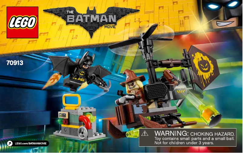 Page 1 de la notice Manuel utilisateur Lego Batman Movie 70913