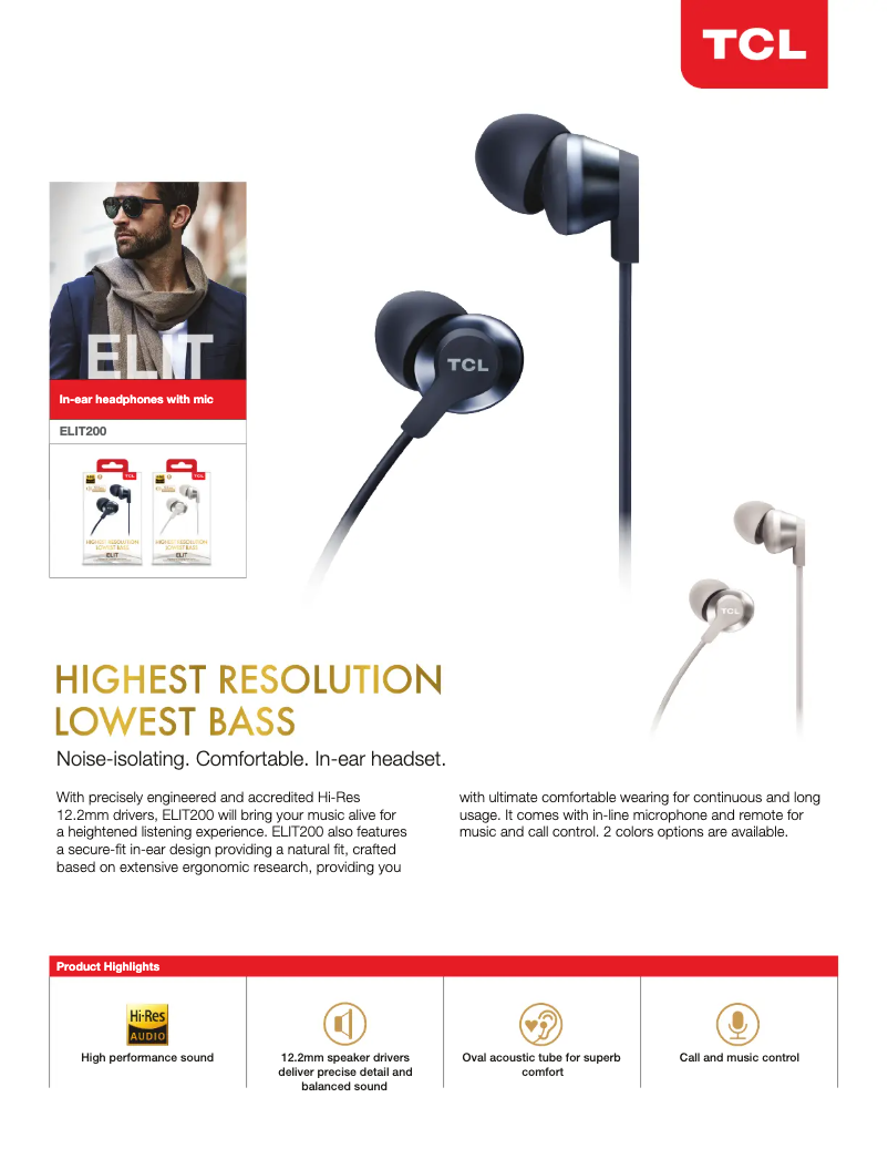 Image de la première page du manuel de l'appareil ELIT200