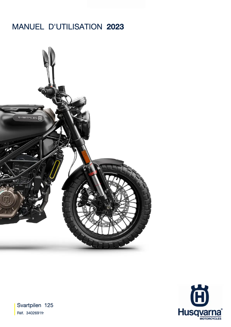 Página 1 del manual Manual de usuario Husqvarna Svartpilen 125 (2023)