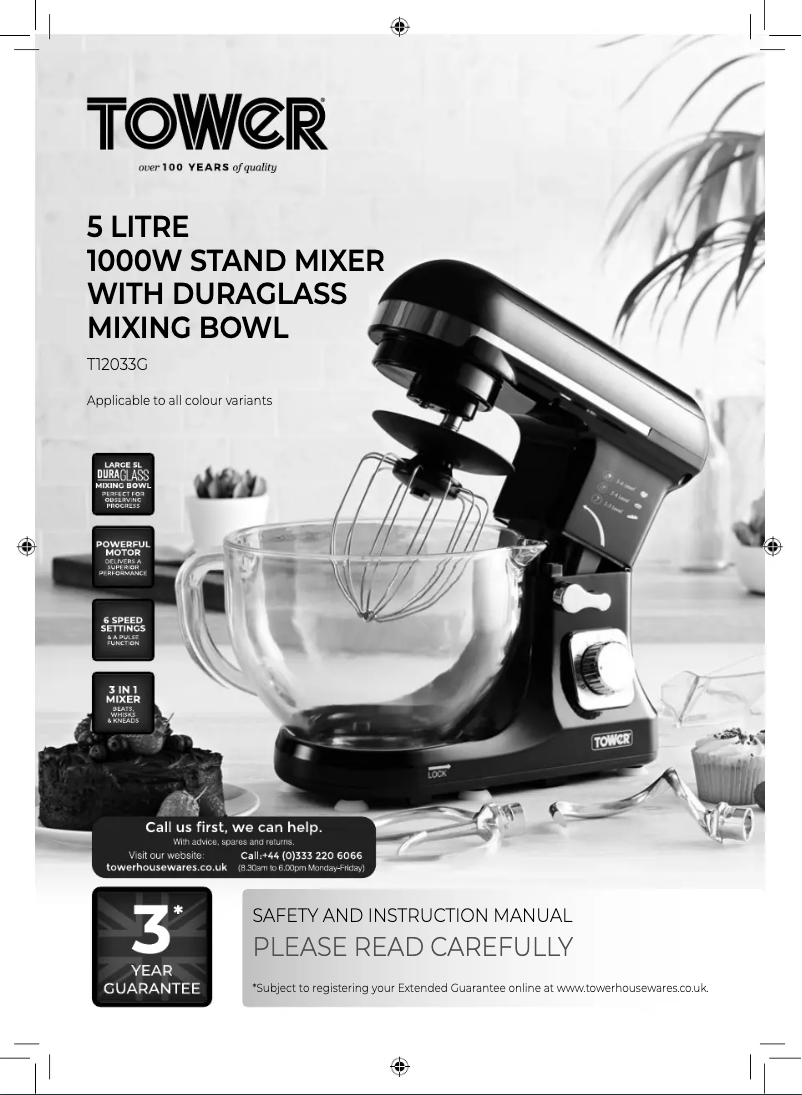 Página 1 del manual Manual de usuario Tower T12033