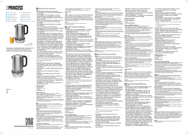 Imagen de la primera página del manual del dispositivo Deluxe 236002