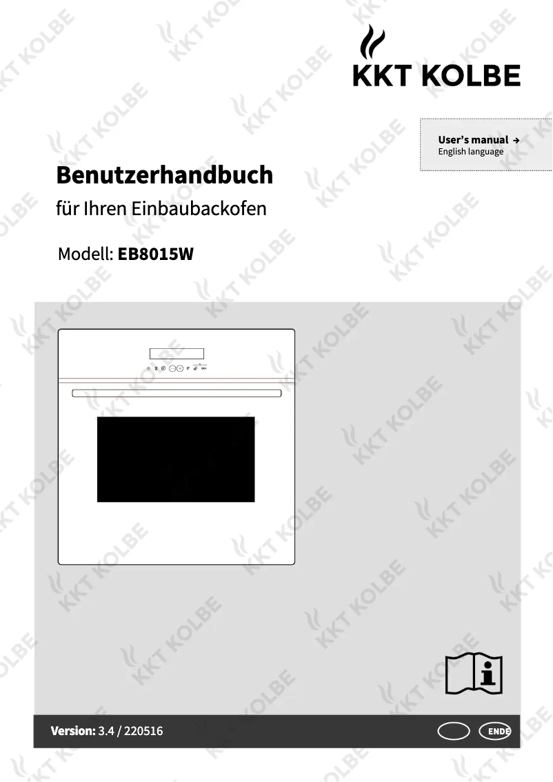 Page 1 de la notice Manuel utilisateur KKT Kolbe EB8015W