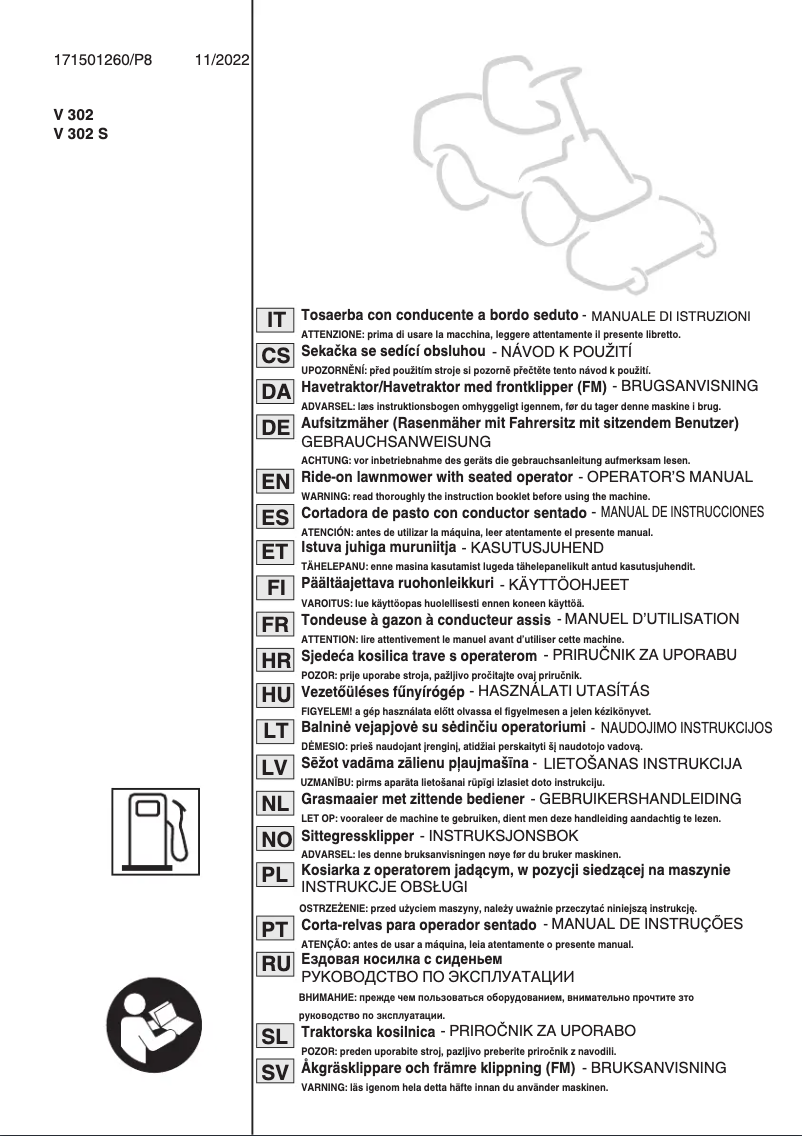 Image de la première page du manuel de l'appareil Park 300