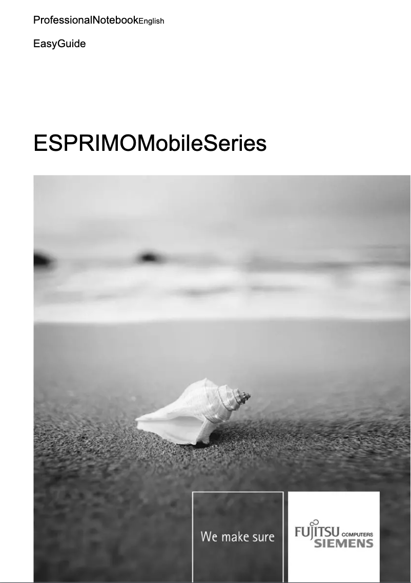 Page n°1 - Manuel utilisateur Fujitsu Esprimo Mobile V5535