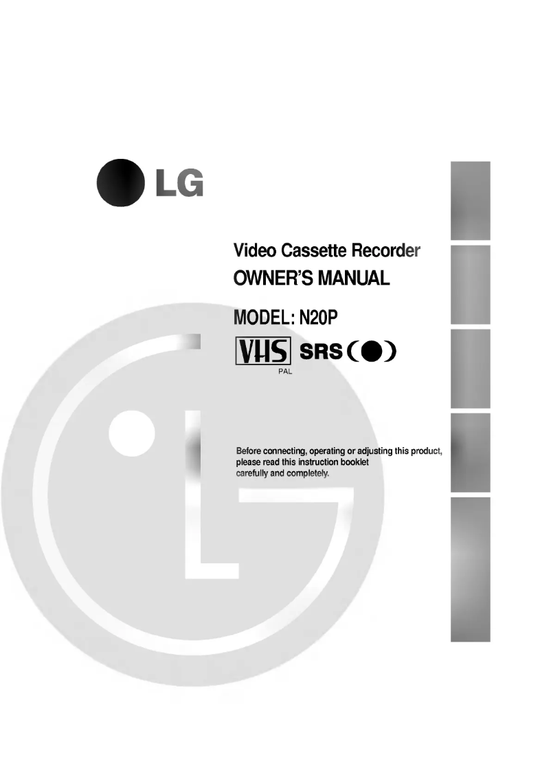 Image de la première page du manuel de l'appareil N20P