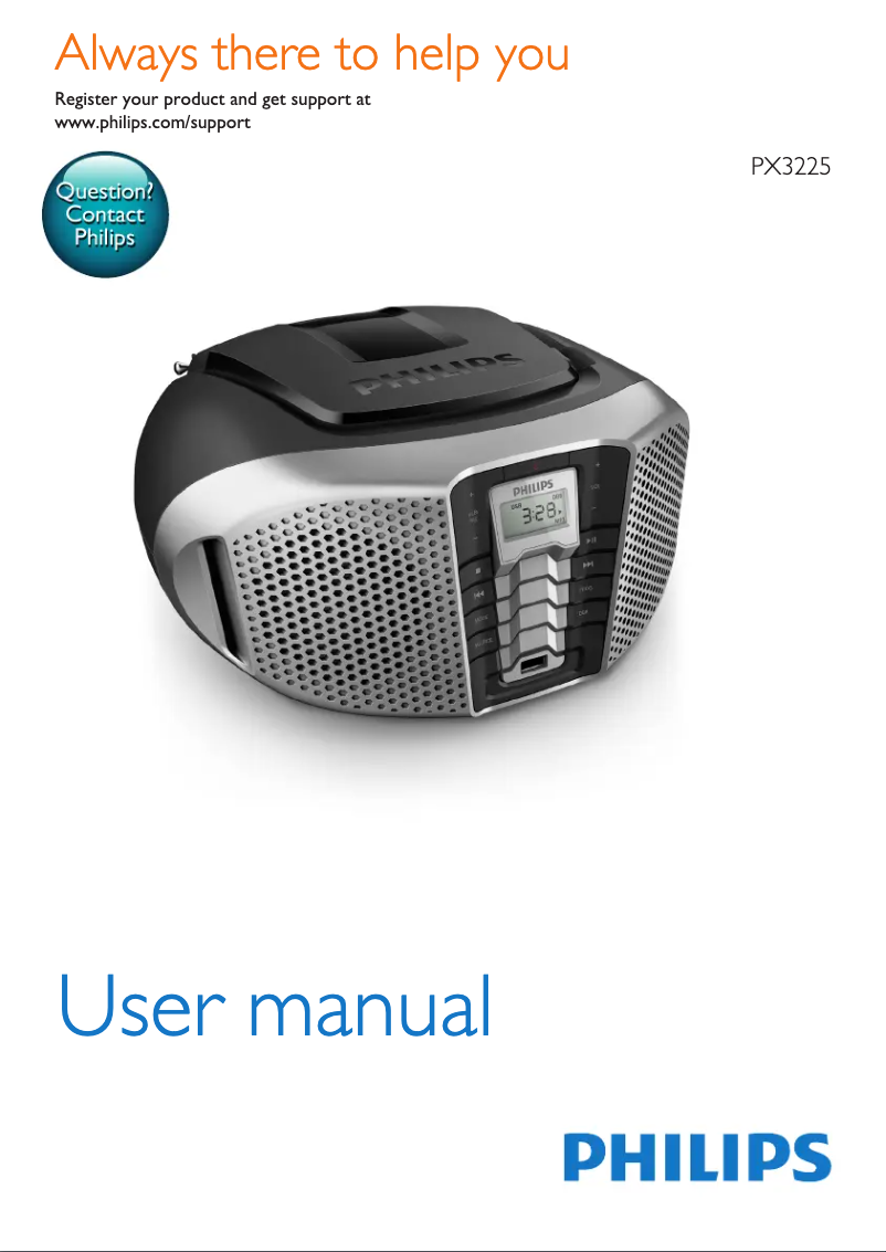 Image de la première page du manuel de l'appareil PX3225IX