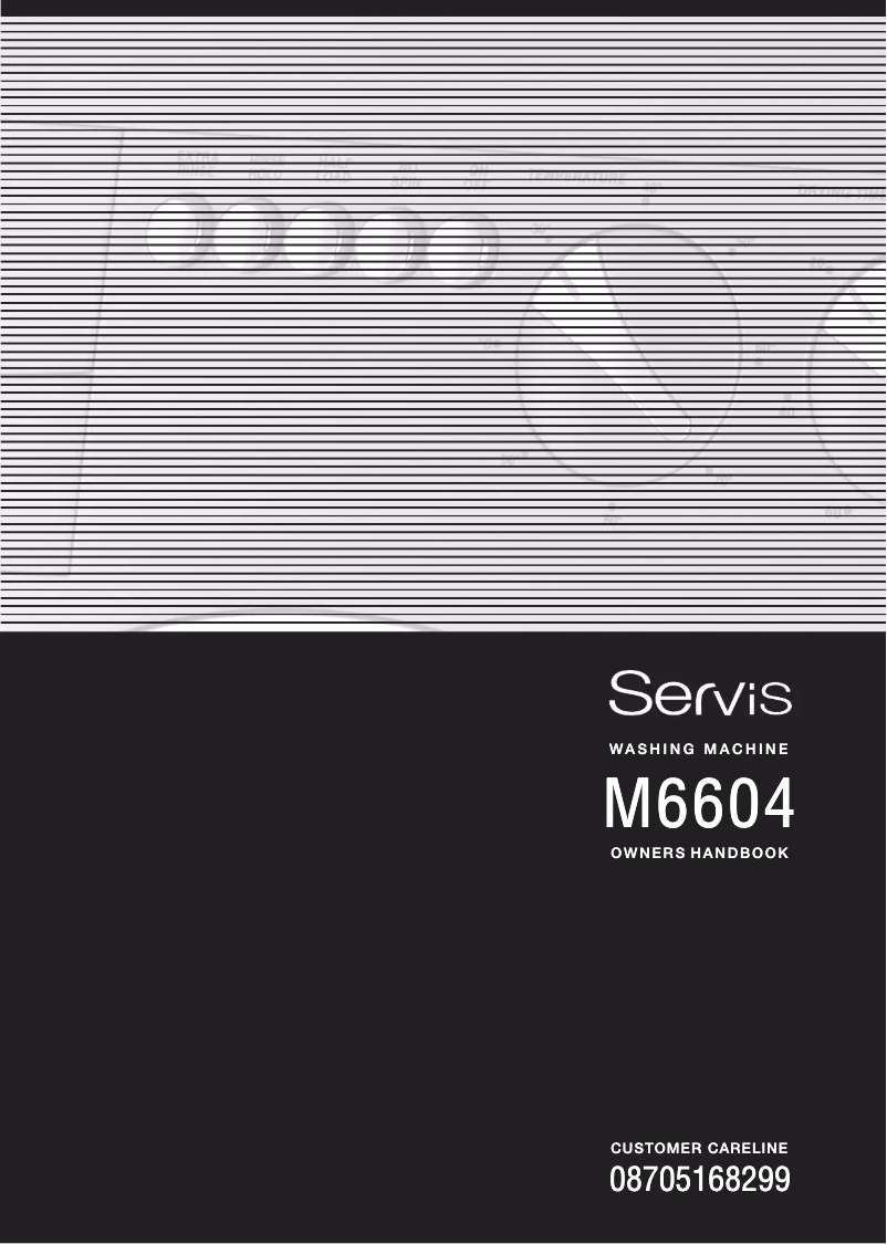 Page n°1 - Manuel utilisateur Servis M6604W