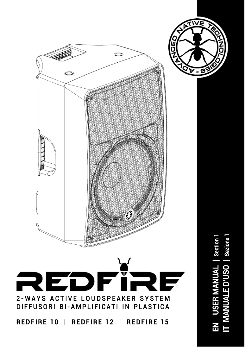 Page n°1 - Manuel utilisateur ANT Redfire 12