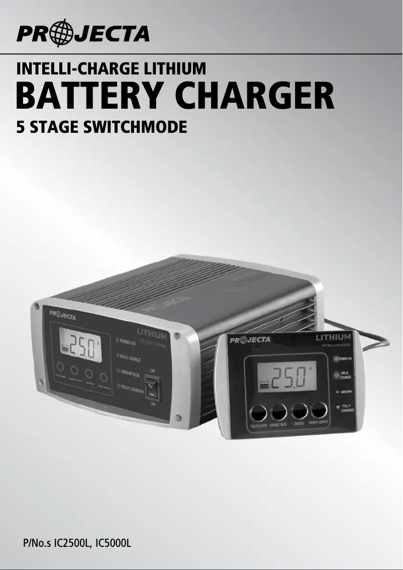 Image de la première page du manuel de l'appareil IC5000L