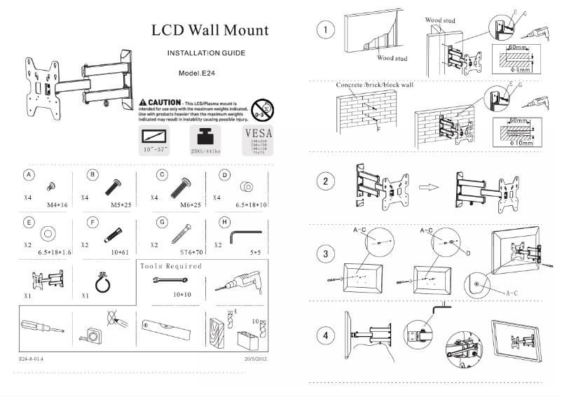 Página 1 del manual Manual de usuario Barkan E24