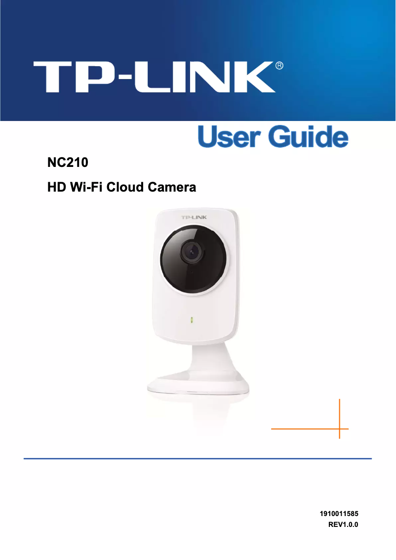 Page 1 de la notice Manuel utilisateur TP-Link NC210
