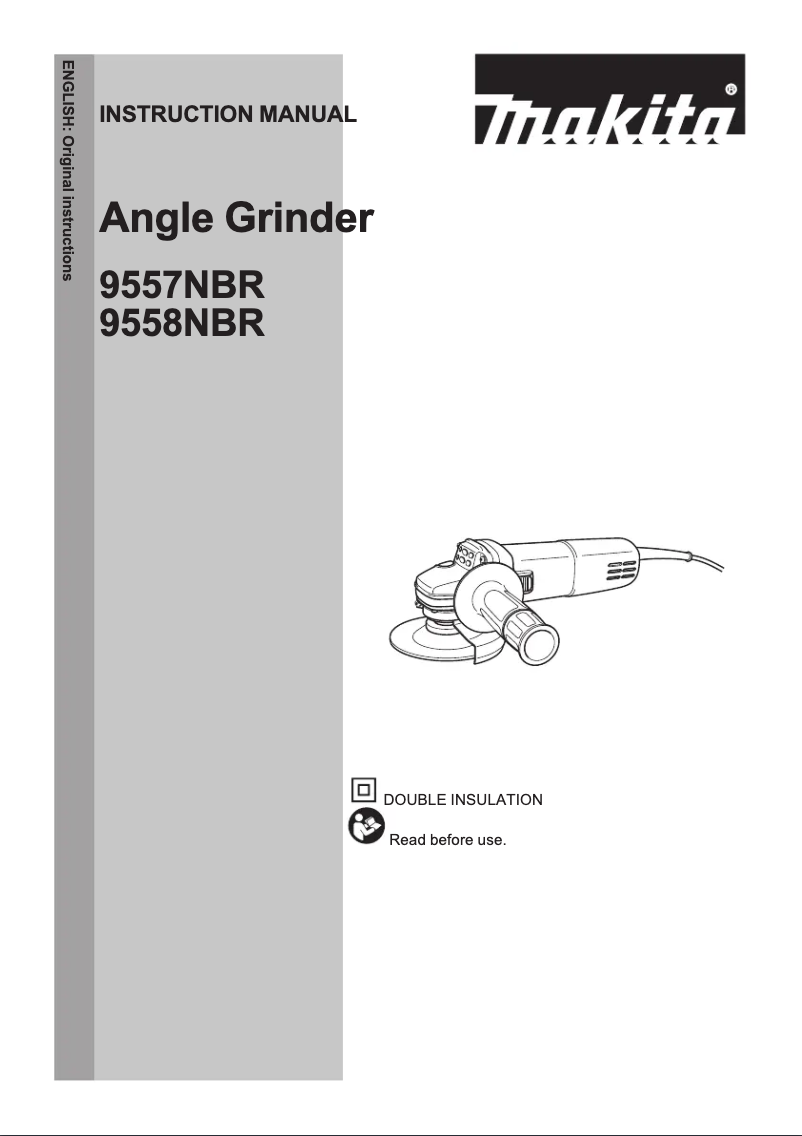 Page 1 de la notice Manuel utilisateur Makita 9557NBR