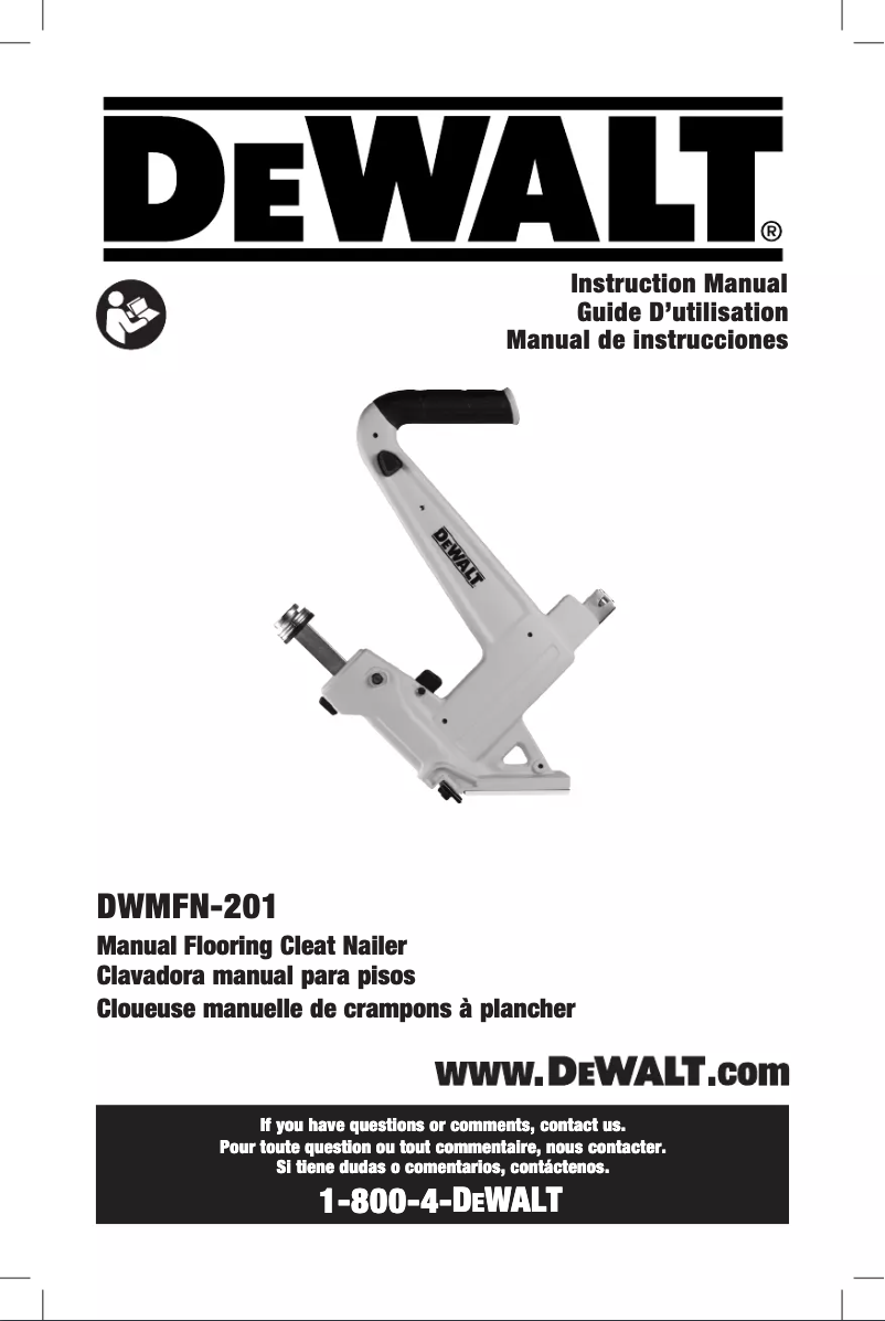 Page n°1 - Manuel utilisateur DeWalt DWMFN-201