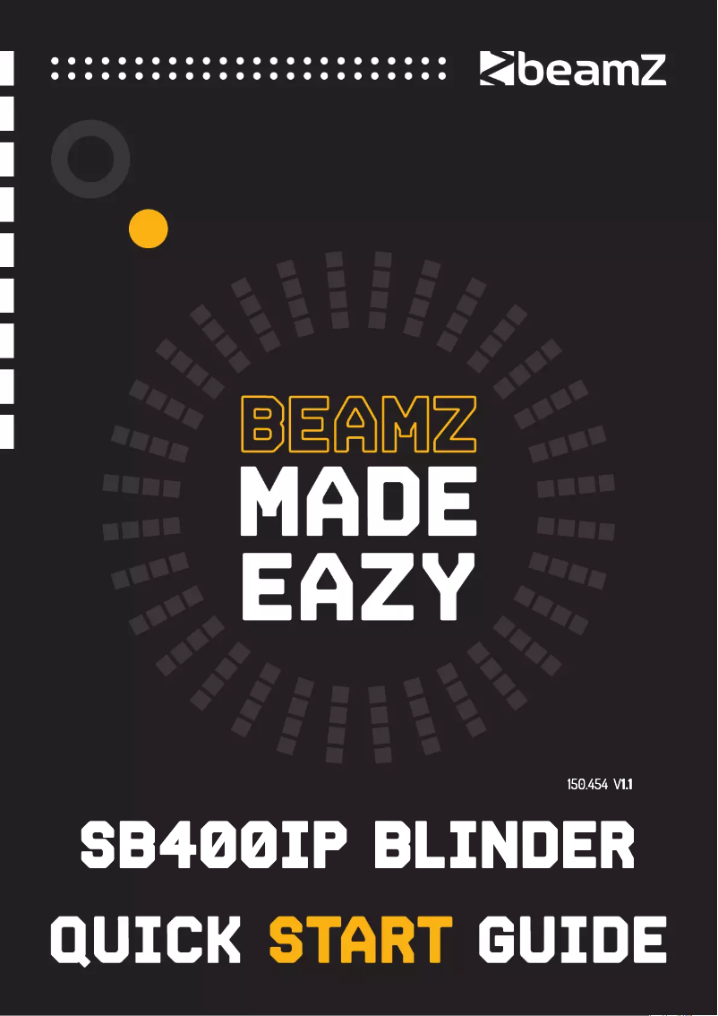 Imagen de la primera página del manual del dispositivo SB400IP