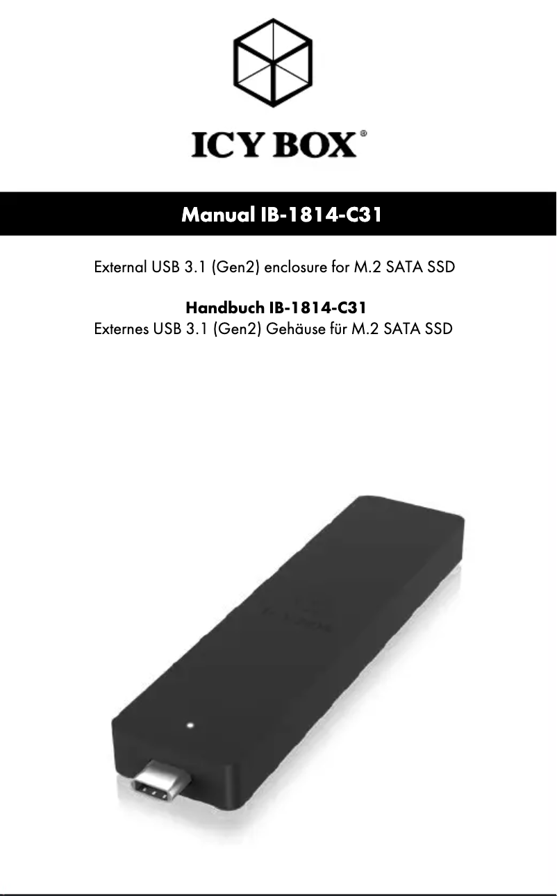 Image de la première page du manuel de l'appareil IB-1814-C31