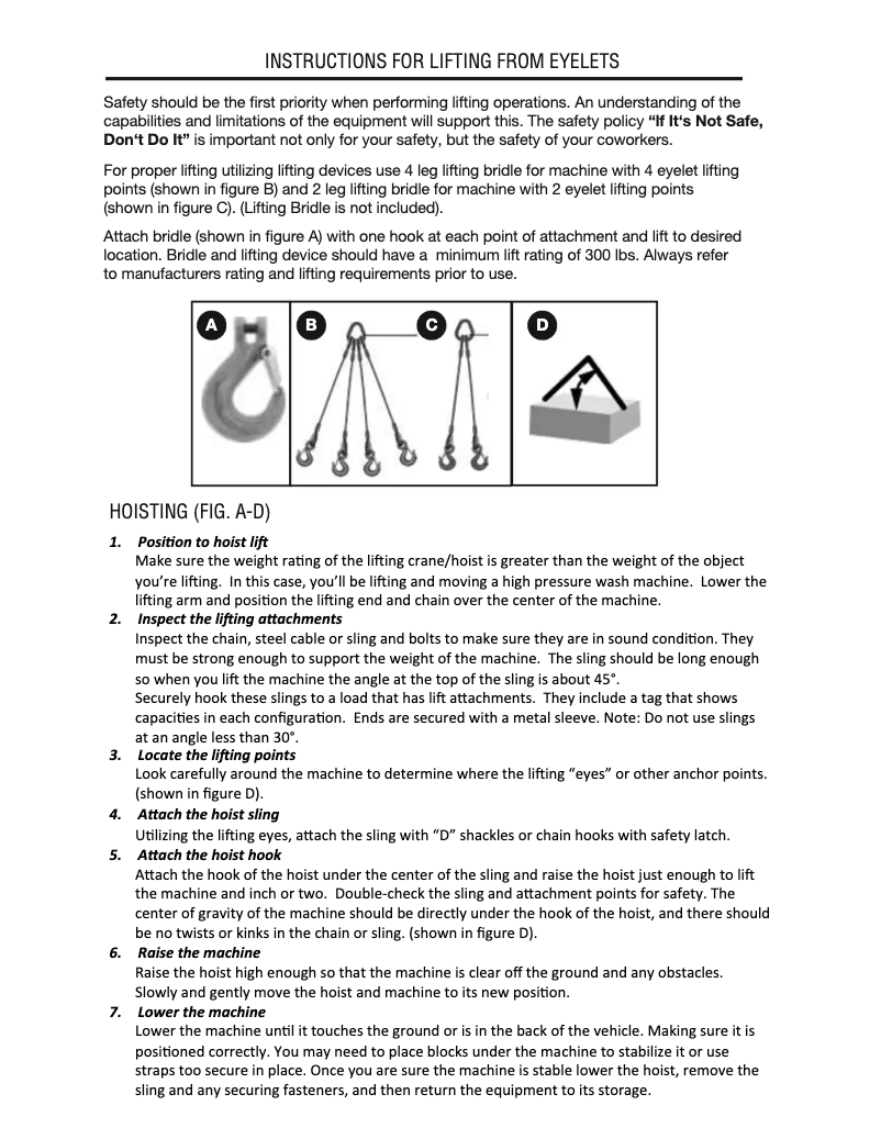 Page n°1 - Instructions / montage Simpson SuperPro SW4440KCDM-S