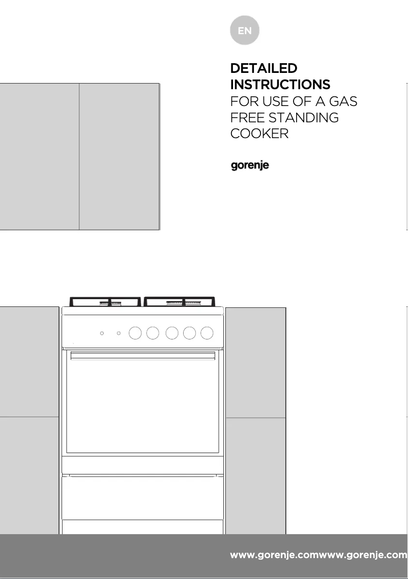 Page n°1 - Manuel utilisateur Gorenje G611E17WKA