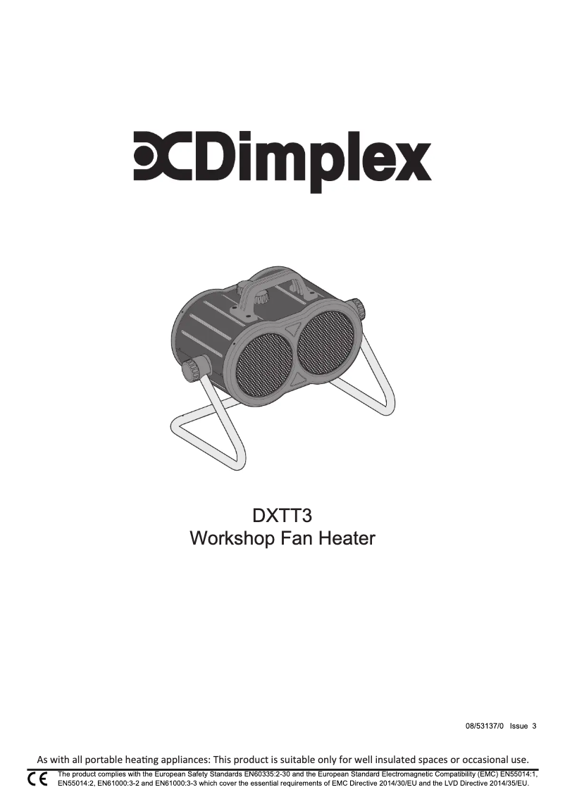 Imagen de la primera página del manual del dispositivo DXTT3